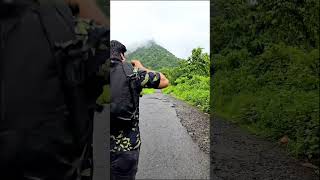 prabalgad Trekk monsoon trendingvideo trekking waterfall [upl. by Broome]