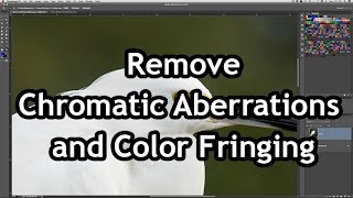 Remove chromatic aberrations and color fringing [upl. by Newmark]