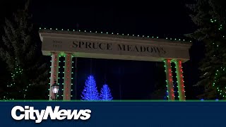 Spruce Meadows Christmas lights display is back in Calgary [upl. by Love]