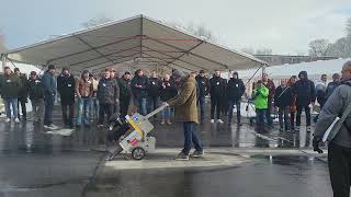 Maschinenpräsentation in Kellinghusen Winter Markiertechnik [upl. by Terry]