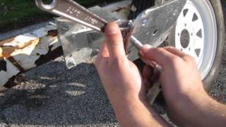 INSTALL SPARE TIRE CARRIER FOR SEMI IN 10 MINUTES LIFE HACK [upl. by Nysila41]