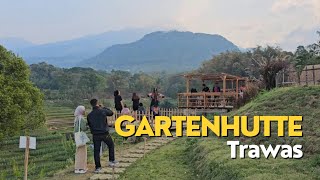 Info CAFE GARTENHUTTE TRAWAS MOJOKERTO  Tempat Nongkrong amp Kulineran Dengan PEMANDANGAN Yang Indah [upl. by Accber]