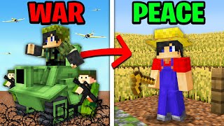 Minecraft but From WAR to PEACE… [upl. by Adile]