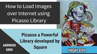 Picasso  How to load Images from Internet Using Powerful Library Picasso in Android [upl. by Hajar]