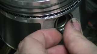 Project FXR How To Install Piston Wrist Pin Spiral Locks [upl. by Sacul]