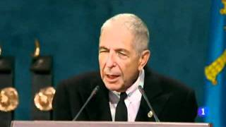 Leonard Cohens Prince Of Asturias Speech  No Overdubbing [upl. by Ayerdna]