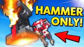 HAMMER ONLY CHALLENGE IN CLONE DRONE IN THE DANGER ZONE Clone Drone in the Danger Zone Gameplay [upl. by Aronoh]