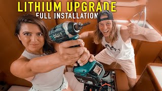 Full Renogy Lithium Battery Installation  Sailing Sunday  Ep168 [upl. by Sheelagh179]