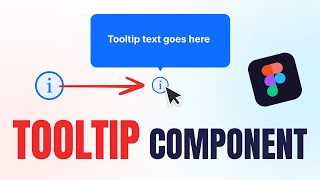 How to Create TOOLTIP Component In Figma  Figma Tutorial [upl. by Bradeord623]