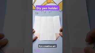 Diy pen holder craft creative shortfeed [upl. by Eiclek]