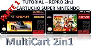 Tutorial  MultiCart 2in1 SNES REPRO Preparação e Gravação  PARTE 1 [upl. by Aicilanna653]