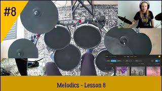 AnnasDrums  Melodics drums lesson 8 [upl. by Anairol945]