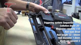 How to nail skirting with a Bosch brad nailer [upl. by Alatea]