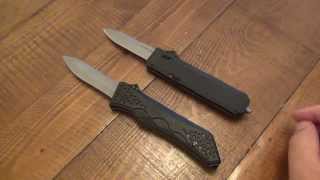 Knife Review  Schrade Assisted OTF Knives SCHOTF5 amp SCHOTF6 [upl. by Anora]