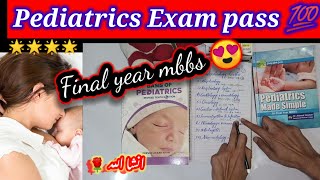 Pediatrics  🛑 Tips to pass final year mbbs 😍 finalyearMbbs pediatrics tips [upl. by Berny]