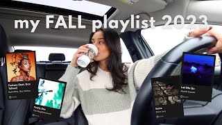 the ULTIMATE fall playlist 2023 🍂🍁🤍 drive with me [upl. by Aihsila]