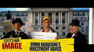 Emma Raducanus Investment Advice  Spitting Image  Brit Box [upl. by Ainecey]