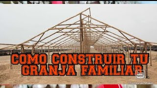 COMO CONSTRUIR TU GALPÓNGALLINERO [upl. by Zanas]