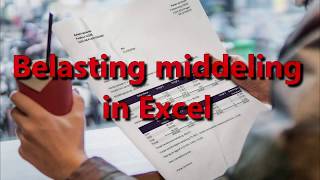 Belasting middeling in Excel [upl. by Aili481]