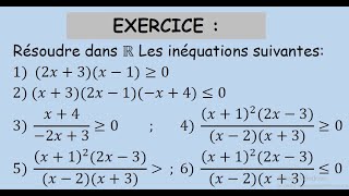 Equations et InéquationsExercice TCSBIOFTronc commun science [upl. by Mccreary500]