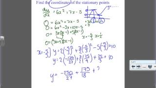 Classification of Stationary Points [upl. by Georgena]