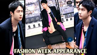 Wang Yibo Shocked Fans With his Fashion Style At The Fashion Week In Paris [upl. by Agni]