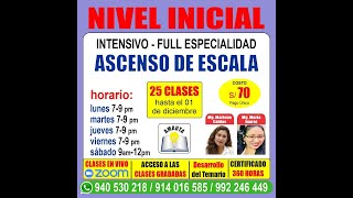 NIVEL INICIAL  ASCENSO DE ESCALA 2023 [upl. by Heyman]