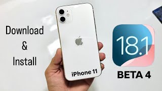 How to Get iOS 181 Beta 4 Update on iPhone 11  How to Update iPhone 11 on iOS 181 [upl. by Elwyn]