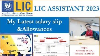 LIC ASSISTANT LATEST SALARY ampallowances  LIC ASSISTANT NOTIFICATION 2023 recruitment SALARY 50000 [upl. by Wiggins]