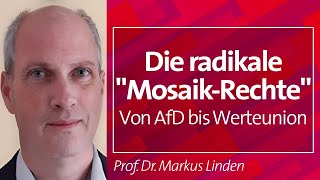 Die radikale quotMosaikRechtequot Von AfD bis Werteunion  Prof Dr Markus Linden 05022024 [upl. by Haidej]