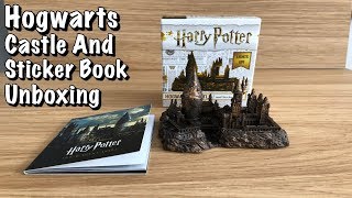 Harry Potter Hogwarts Castle And Sticker Book Unboxing [upl. by Musihc]