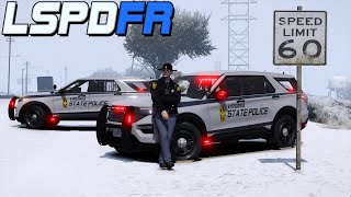 Virginia State Police  Snow Patrol  2K Live  lspdfr [upl. by Kaule252]