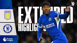 Aston Villa 22 Chelsea  MADUEKE amp GALLAGHER strikes earn point  Highlights  EXTENDED  PL 2324 [upl. by Rep200]