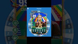 De bruyne FC25 card 👑🔥 football fifa fc25 debruyne [upl. by Melesa257]