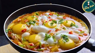 Easy Afghani Omelette Recipe  Healthy Potato Egg Recipe  The Daily Dish [upl. by Asatan295]