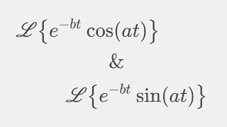 Laplace transform Damped sine and cosine wave [upl. by Adlin553]