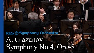 광고없음 A Glazunov  Symphony No4 Op48 알렉산더 라자레프 지휘 Alexander Lazarev [upl. by Bromleigh163]