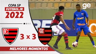 OESTE 3 X 3 FLAMENGO  MELHORES MOMENTOS  COPA SÃO PAULO DE FUTEBOL JR  geglobo [upl. by Inihor618]