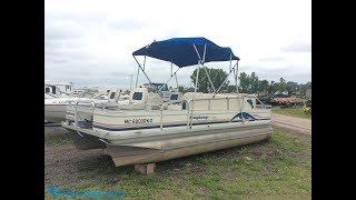 2000 Playbouy FishNFun 20 Pontoon Boat  For Sale  Online Auction at Repocastcom [upl. by Nevarc97]