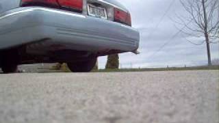 1998 Mercury Grand Marquis with single straight pipe [upl. by Portuna351]