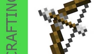 How to Craft Bow amp Arrow MINECRAFT [upl. by Aivad]