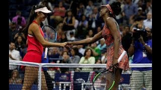 Océane Dodin vs Venus Williams US Open 2017 [upl. by Boar]