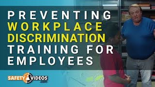 Preventing Workplace Discrimination for Employees from SafetyVideoscom [upl. by Enidan]