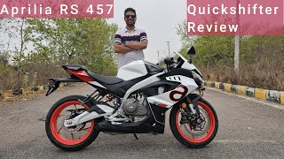 Quickshifter Review  Aprilia RS 457  Is it worth the price quickshifter supersport [upl. by Constantia68]