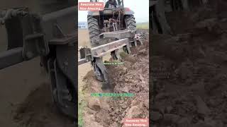 Ginormous deep plough for deep tillage operations automobile farmequipment farming [upl. by Benco]