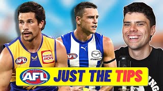 AFL Round 20 Predictions  JUST THE TIPS [upl. by Nalorac]