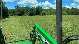 Hay Talk and Mowing Hay [upl. by Shannen260]