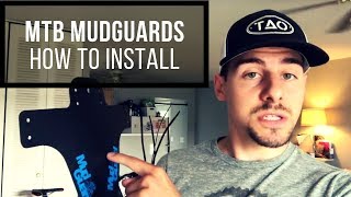 Mudguard MTB Review  HOWTo Video amp Installation [upl. by Russon883]