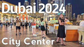 Dubai 4K Amazing City Center Downtown Dubai Walking Tour 🇦🇪 [upl. by Anomor]