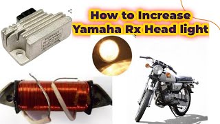 How to increase light vision of Yamaha Rx head light in Night [upl. by Allicsirp199]